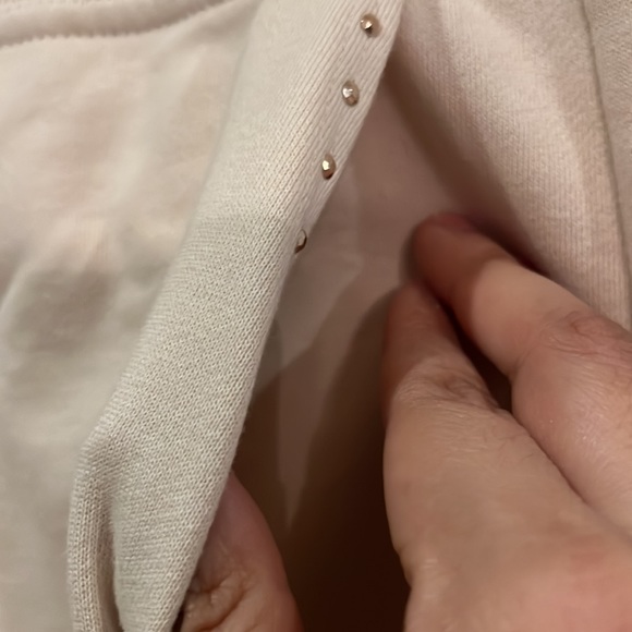 St John high Rise Sweatpants with Rhinestones on pockets NWOT - Picture 7 of 9